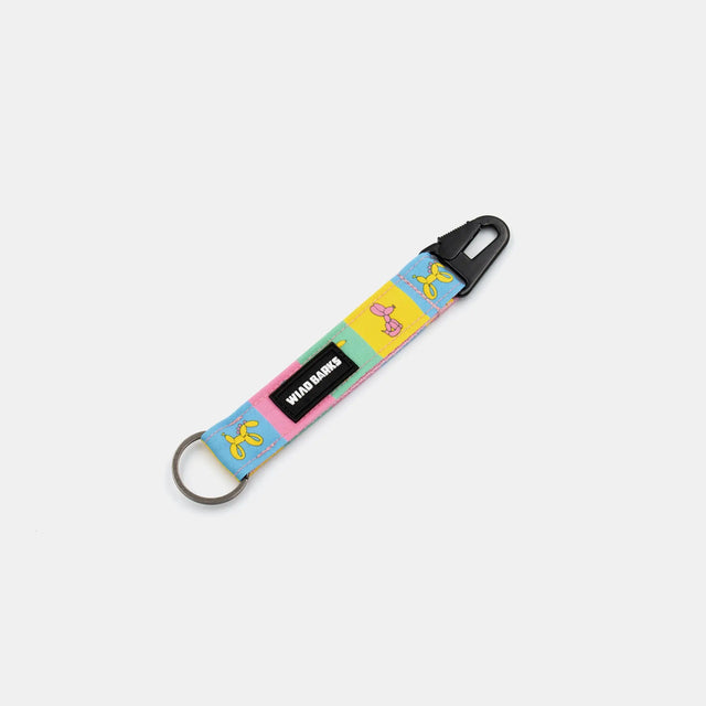 wild barks balloon dog keychain