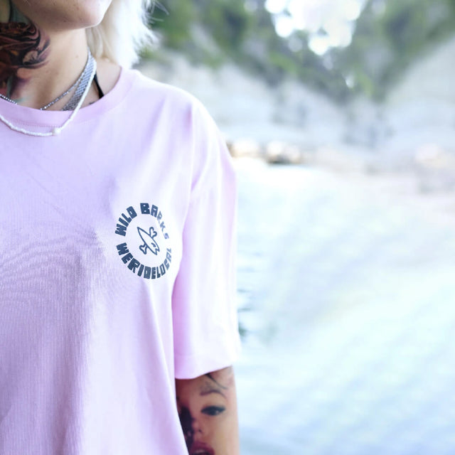 wild barks barkriders pink t-shirt