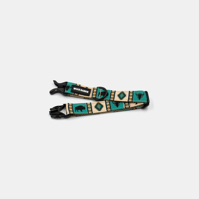 wild barks buffalo dog collar