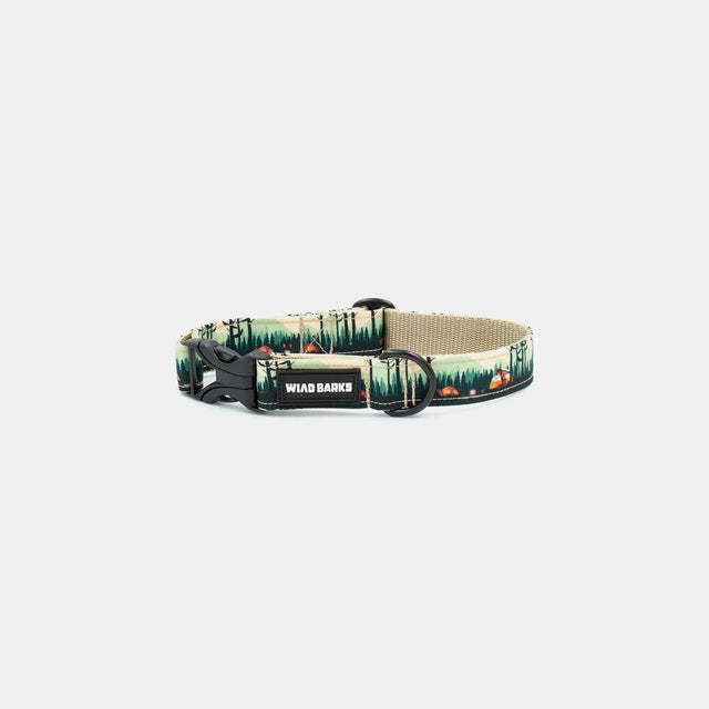 wild barks camp life dog collar