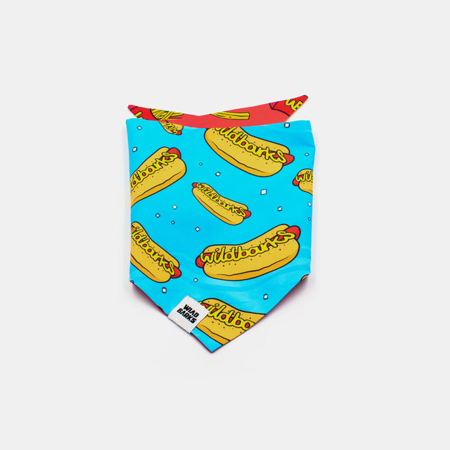 wild barks junk food dog bandana