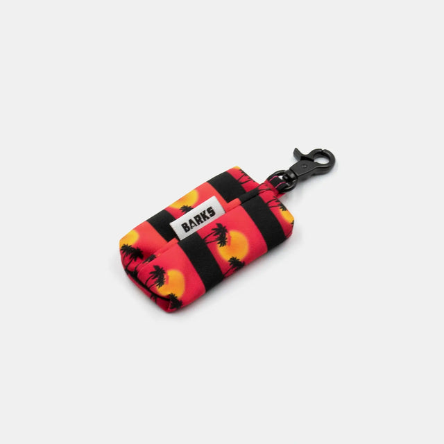 wild barks sunset in california poop bag holder