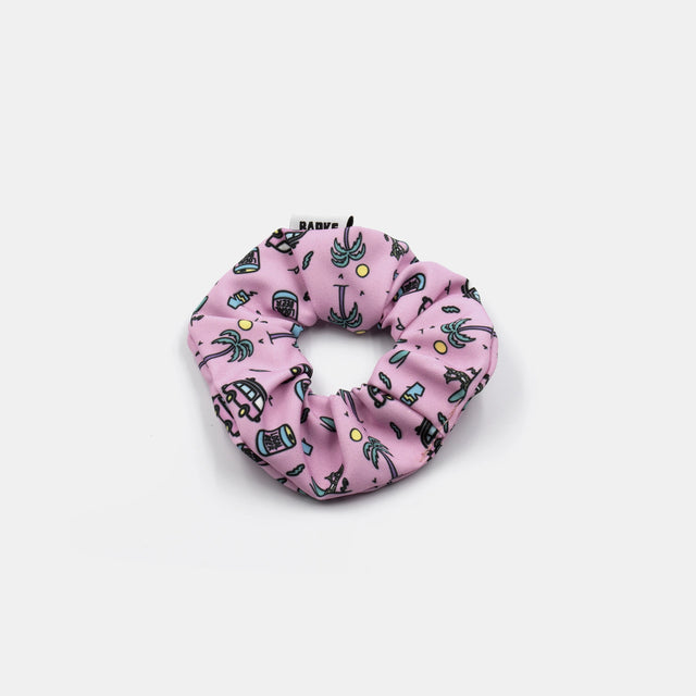 wild barks barkriders pink scrunchy