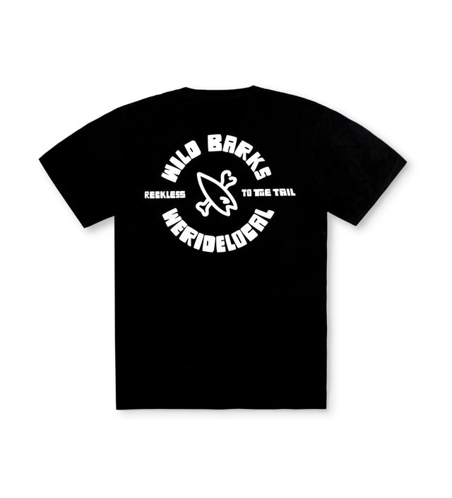 wild barks barkriders black t-shirt
