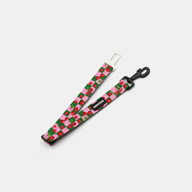 wild barks cherry dog car seat belt