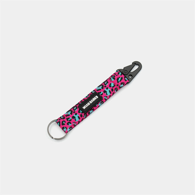 wild barks fuchsia leopard μπρελόκ