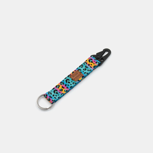 wild barks fusion leopard keychain