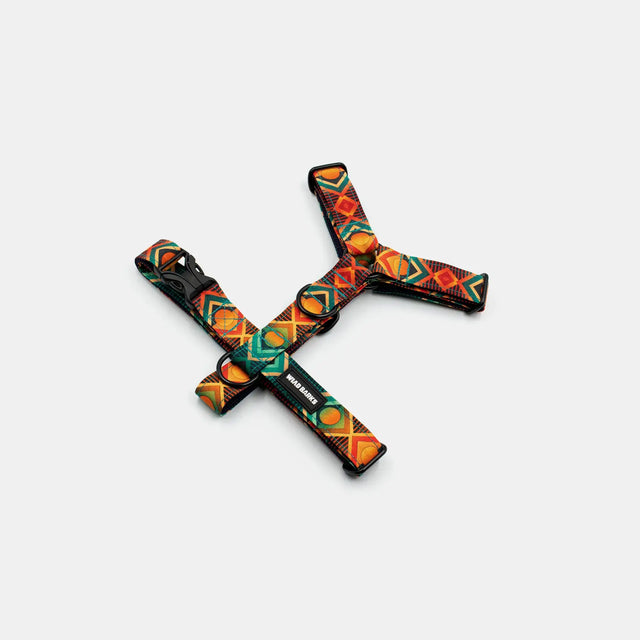wild barks geometric illusion dog harness