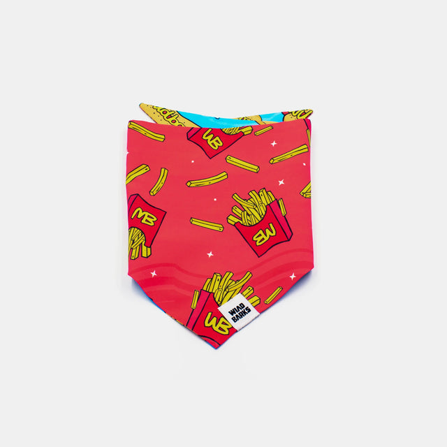 wild barks junk food dog bandana