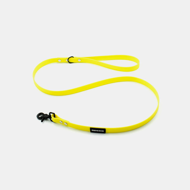 wild barks neon yellow waterproof dog leash