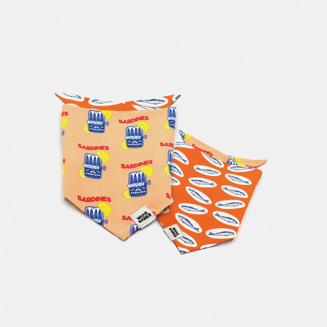 wild barks sardines dog bandana