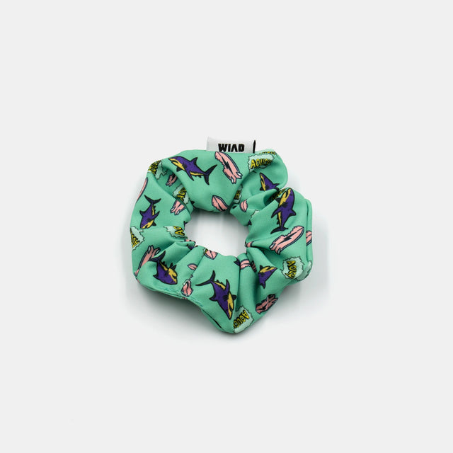 wild barks sharks scrunchy