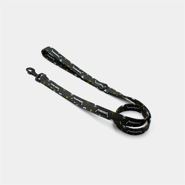 wild barks thrash dog leash