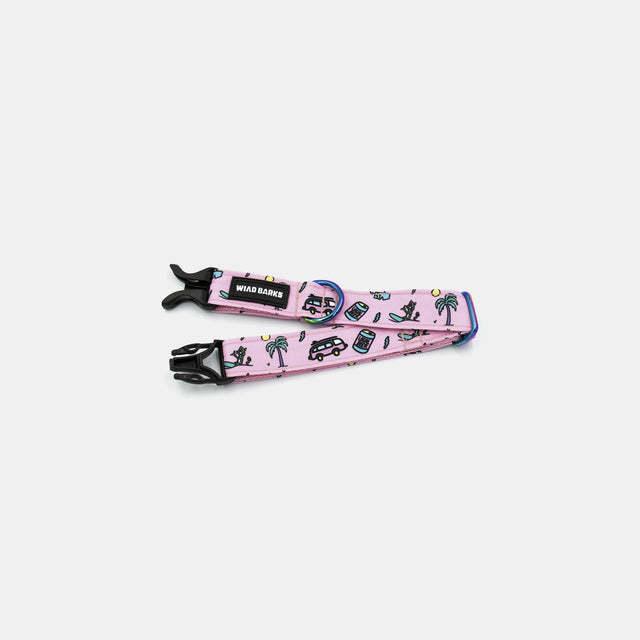 wild barks barkriders pink dog collar